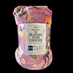 The BIG One Oversized Halloween Throw, The Nightmare Before Christmas, 5ft x 6ft